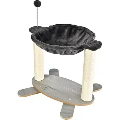 Катерушка за котки - кафяво-черна (f120230012)