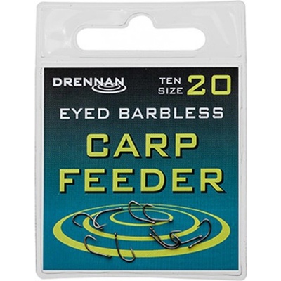 Drennan bez Protihrotu Eyed Carp Feeder Barbless vel.8 10 ks