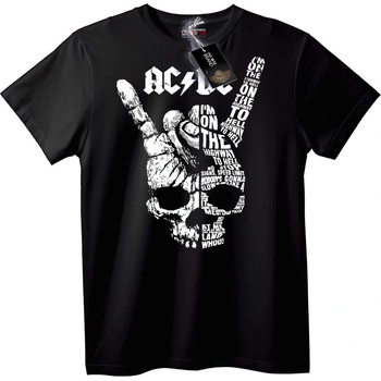NOONEBRAND AC/DC Highway to Hell Skull T-Shirt - M, Black