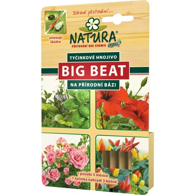 Agro NATURA Big Beat tyčinkové hnojivo 12 ks
