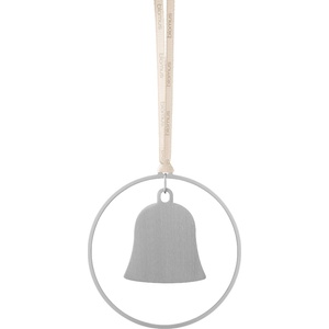 Blomus Kitai Коледни играчки звънчета сребристи, 4 бр (67102)