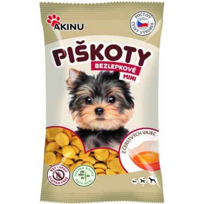Akinu Bezlepkové mini piškoty pro psy 120 g