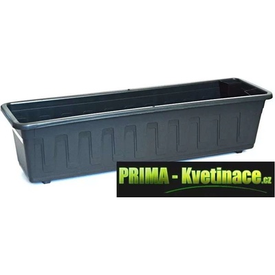 PLASTKON Samozavlažovací úzký květináč Garden 60 cm antracit