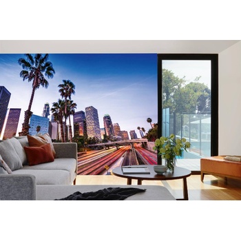 DIMEX ART s. r. o Самозалепваща се флизелинова фототапета пейзаж на центъра на лос анджелис 375 x 250 см