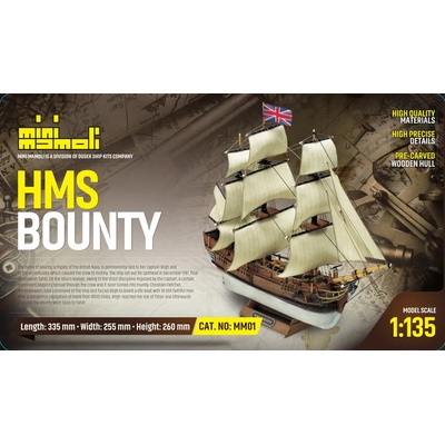 Mamoli Фрегата H. M. S. Bounty 1: 135 (MM01)