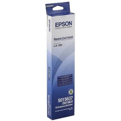 Epson C13S015637 Black Fabric Ribbon (oem lx350 8282)