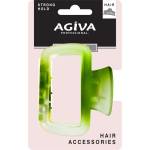 Agiva Professional Шнола за коса, правоъгълник, 5 cm, зелена - ozone