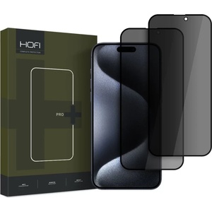 HOFI Anti Spy Glass Pro+ 2 бр Privacy Glass iPhone 16 Plus протективно стъкло за поверителност (5906302310876)
