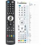 GENERAL AB DSR-300CI - съвместимо дистанционно управление на марката General (DSR-300CI) Дистанционно