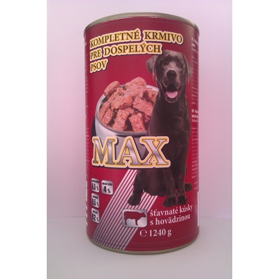 Sokol Falco Max Deluxe Dog Adult Kúsky hovädzie 1240 g