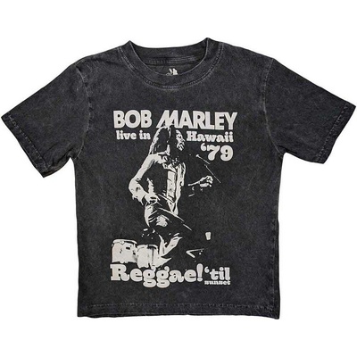 Bob Marley Hawaii Snow Wash Charcoal Grey