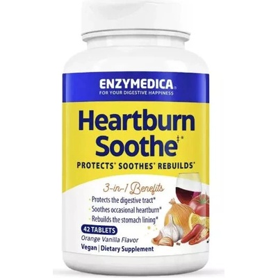 Enzymedica Heartburn Soothe 42 žvýkacích tablet