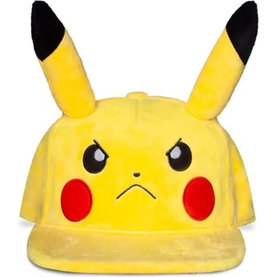 CurePink Snapback s ušima Pokémon Usmívající se Pikachu [NH445072POK]