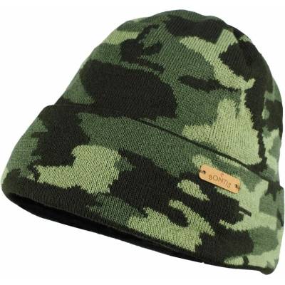 Bontis Dětská maskáčová čepice Olivová