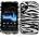 Sony Xperia tipo ST21i Zebra Style Силиконов Калъф + Протектор