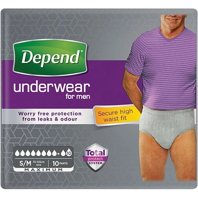 Depend Maximum S/M pre mužov 10 ks