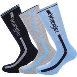 Wrangler Чорапи Wrangler 3 Pack of Sports Socks - Blue