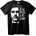 NOONEBRAND Тениска с мото 'Дела, не думи' - 6XL, Black