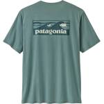 Patagonia Мъжка спортна тениска Patagonia Cap Cool Daily Shirt Boardshort Logo Sport shirt - Blue Sage / Light Blue Sage X-Dye - размер XXL (216-7988-0116)