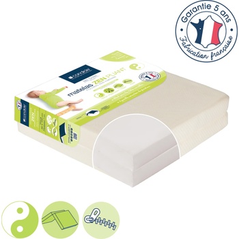 Image 1 of Candide Сгъваем Бебешки Матрак 2 Части Дзен С Бамбуково Покритие 60x120См (7См Дебелина) Candide