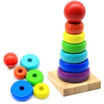 Wiky Чаши дървена кула за подреждане