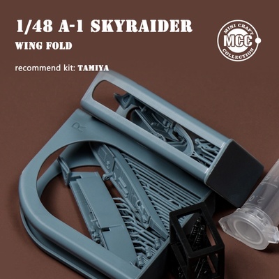Tamiya Minicraft Collection A-1 Skyraider wing fold /w metal gun barrels for 1:48