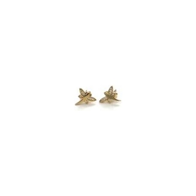 Pattic náušnice ze žlutého zlata ARP045704Y