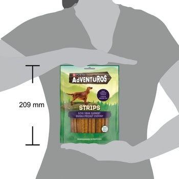 Adventuros Strips zverina 90 g