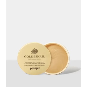 Image 1 of PETITFEE Пачове за очи petitfee със злато и охлювена слуз 60 бр