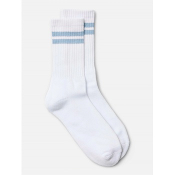 Vero Moda Чорапи Vero Moda Women's Sporty Crew Socks - White/Skyway
