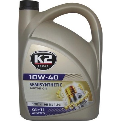 K2 TEXAR BENZIN Diesel LPG 10W-40 5 l