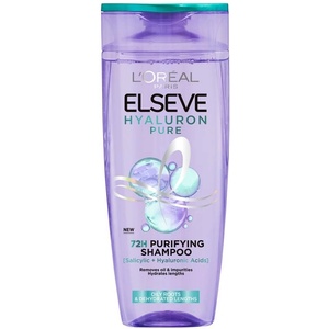 L'Oréal L'Oreal Elseve Шампоан за мазни корени и сухи краища Hyaluron Pure, 250 ml - ozone