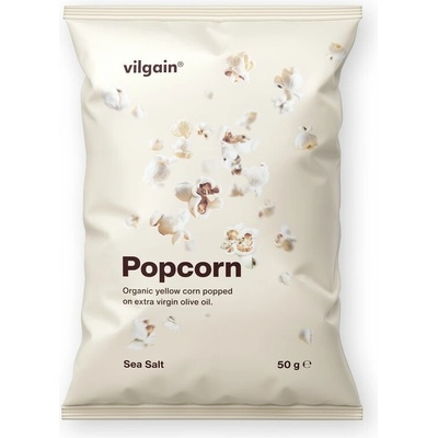 Vilgain Popcorn BIO – mořská sůl 50 g – Zbozi.Blesk.cz