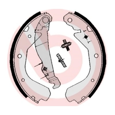 Sada brzdových čeľustí BREMBO S 59 509