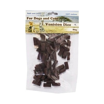 For Dogs and Cats Pochoutka Zvěřinové hranolky 80 g