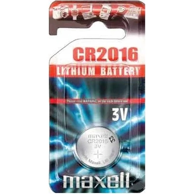 Maxell Батерия литиева maxell cr2016, 3v, 1 бр (cr2016)