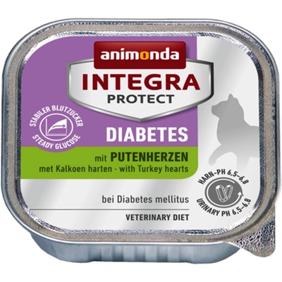Animonda Integra Protect Cat Diabetes - пуйка сърца 100г