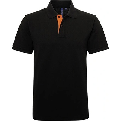 Asquith & Fox pánske polo tričko AQ012 Black