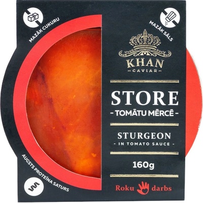 Khan Caviar Jeseter v rajčatové omáčce 160 g