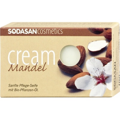 Sodasan toaletné mydlo Cream Almond 100 g