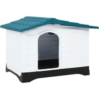 vidaXL Psí bouda modrá 90 5 x 68 x 66 cm polypropylen 9799.152229