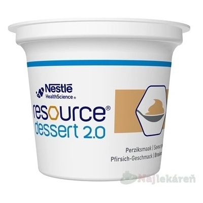 Resource Dessert 2.0 broskyňa 4x125 g
