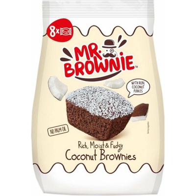 Mr brownie čokoládové brownies s kokosom 8 x 25 g