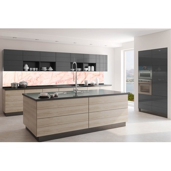 DIMEX ART s. r. o Фототапет за кухня - розов мрамор 350 x 60 см