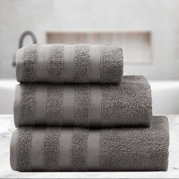 XPOSE Froté uterák DEVON - tmavo sivá 50x90 cm