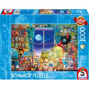 Schmidt Spiele Пъзел Schmidt от 1000 части - Към луната (58882)