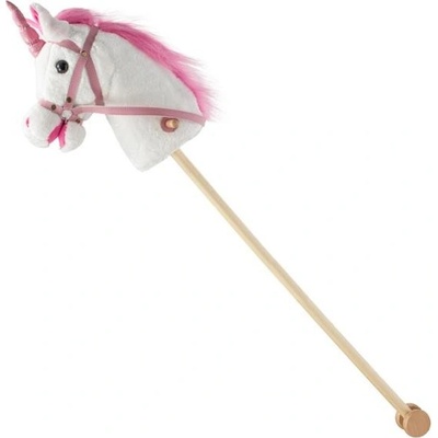 Hobby horse Jednorožec so zvukom a kolieskami Nia Baby Mix white