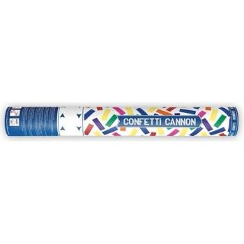 PartyDeco Vystreľovacie konfety farebné 40 cm