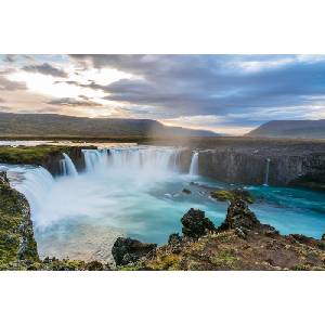 DIMEX ART Флизелинов фототапет водопад годафос 375 x 250 см