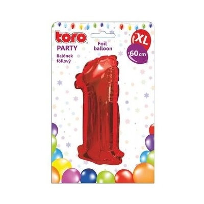 toro Balónek fóliový xl číslice 1 60 cm